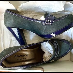 Giraudon High heeled platforms loafer size 40